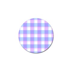 Cotton Candy Plaids - Blue, Pink, White Golf Ball Marker (10 Pack) by ConteMonfrey