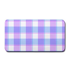 Cotton Candy Plaids - Blue, Pink, White Medium Bar Mats by ConteMonfrey