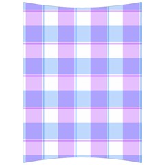 Cotton Candy Plaids - Blue, Pink, White Back Support Cushion by ConteMonfrey