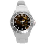 Photogenic Round Plastic Sport Watch (L) Front