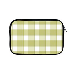 Green Tea Plaids - Green White Apple Macbook Pro 13  Zipper Case by ConteMonfrey