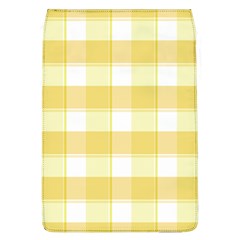 Cute Plaids White Yellow Removable Flap Cover (l) by ConteMonfrey