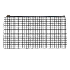 Small White Lines - Plaids Pencil Case by ConteMonfrey