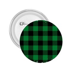 Black And Green Modern Plaids 2 25  Buttons