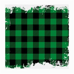 Black And Green Modern Plaids Medium Glasses Cloth by ConteMonfrey