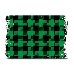 Black And Green Modern Plaids Plate Mats by ConteMonfrey