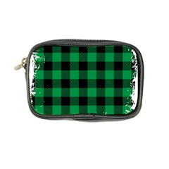 Black And Green Modern Plaids Coin Purse by ConteMonfrey