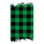 Black and Green modern plaids Memory Card Reader (Rectangular) Front