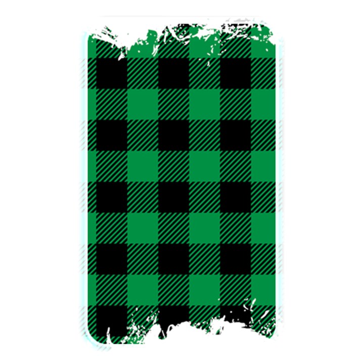 Black and Green modern plaids Memory Card Reader (Rectangular)