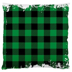 Black And Green Modern Plaids Standard Flano Cushion Case (two Sides) by ConteMonfrey