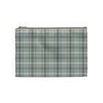 Vintage gray plaids Cosmetic Bag (Medium) Front