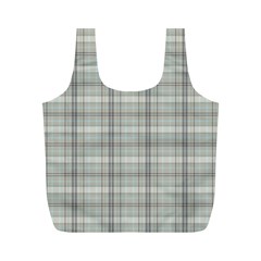 Vintage Gray Plaids Full Print Recycle Bag (m) by ConteMonfrey