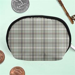 Vintage Gray Plaids Accessory Pouch (medium) by ConteMonfrey