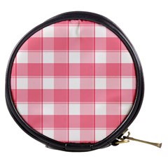 Pink And White Plaids Mini Makeup Bag by ConteMonfrey