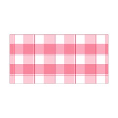 Pink And White Plaids Yoga Headband by ConteMonfrey