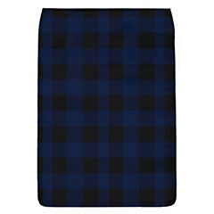 Black And Dark Blue Plaids Removable Flap Cover (s) by ConteMonfrey