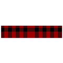 Red And Black Plaids Small Flano Scarf by ConteMonfrey