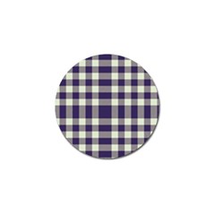 Dark Blue Plaid Golf Ball Marker (10 Pack) by ConteMonfrey