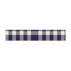 Dark Blue Plaid Flano Scarf (mini) by ConteMonfrey