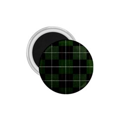 Modern Green Plaid 1 75  Magnets by ConteMonfrey