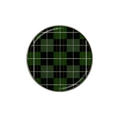 Modern Green Plaid Hat Clip Ball Marker (4 Pack) by ConteMonfrey