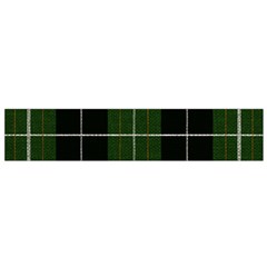 Modern Green Plaid Small Flano Scarf by ConteMonfrey