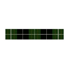 Modern Green Plaid Flano Scarf (mini) by ConteMonfrey