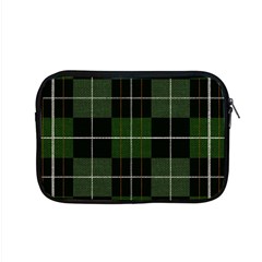 Modern Green Plaid Apple Macbook Pro 15  Zipper Case by ConteMonfrey