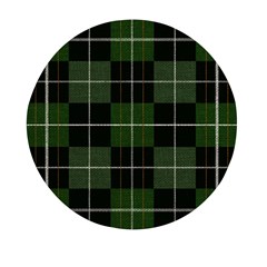 Modern Green Plaid Mini Round Pill Box (pack Of 5) by ConteMonfrey