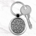 Weird Cute Fantasy Monsters Motif Pattern Key Chain (Round) Front