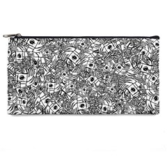 Weird Cute Fantasy Monsters Motif Pattern Pencil Case by dflcprintsclothing