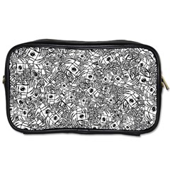 Weird Cute Fantasy Monsters Motif Pattern Toiletries Bag (two Sides) by dflcprintsclothing