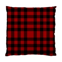 Red And Black Plaids Standard Cushion Case (one Side) by ConteMonfrey