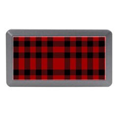 Red And Black Plaids Memory Card Reader (mini) by ConteMonfrey