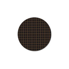 Brown And Black Small Plaids Golf Ball Marker (10 Pack) by ConteMonfrey