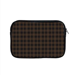 Brown And Black Small Plaids Apple Macbook Pro 15  Zipper Case by ConteMonfrey