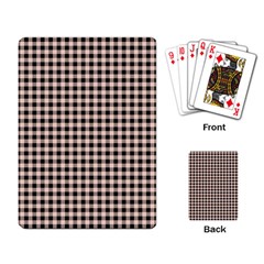 Purple Black Small Plaids Playing Cards Single Design (rectangle) by ConteMonfrey