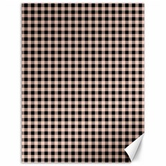 Purple Black Small Plaids Canvas 12  X 16  by ConteMonfrey