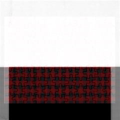 Black Red Small Plaids Rectangular Jigsaw Puzzl by ConteMonfrey