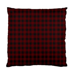 Black Red Small Plaids Standard Cushion Case (one Side) by ConteMonfrey