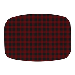 Black Red Small Plaids Mini Square Pill Box by ConteMonfrey