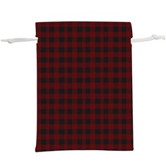 Black Red Small Plaids  Lightweight Drawstring Pouch (xl) by ConteMonfrey