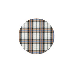 Cute Blue Grey White Plaids Golf Ball Marker (10 Pack) by ConteMonfrey