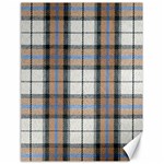 Cute blue grey white plaids Canvas 18  x 24  17.8 x23.08  Canvas - 1