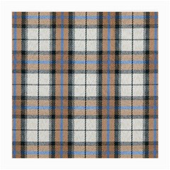 Cute Blue Grey White Plaids Medium Glasses Cloth by ConteMonfrey