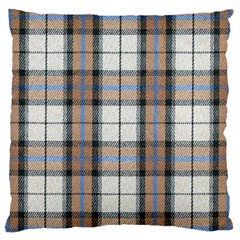 Cute Blue Grey White Plaids Standard Flano Cushion Case (two Sides) by ConteMonfrey