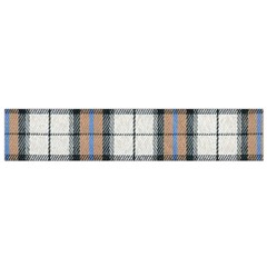 Cute Blue Grey White Plaids Small Flano Scarf by ConteMonfrey