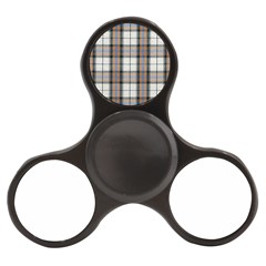 Cute Blue Grey White Plaids Finger Spinner by ConteMonfrey