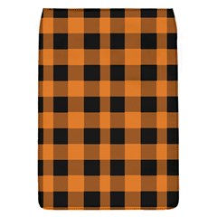 Orange Black Halloween Inspired Plaids Removable Flap Cover (s) by ConteMonfrey