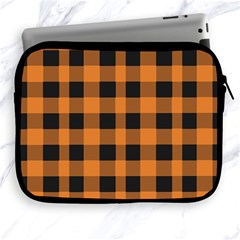 Orange Black Halloween Inspired Plaids Apple Ipad 2/3/4 Zipper Cases by ConteMonfrey